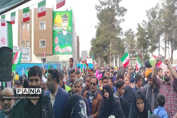 راهپیمایی مردم  خراسان جنوبی  در ۲۲ بهمن