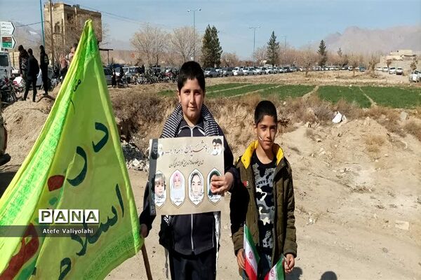 راهپیمایی یوم الله  ۲۲ بهمن در مهریز