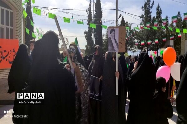 راهپیمایی یوم الله  ۲۲ بهمن در مهریز