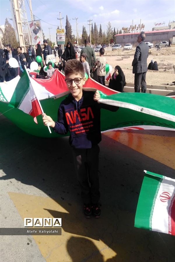 راهپیمایی یوم الله  ۲۲ بهمن در مهریز