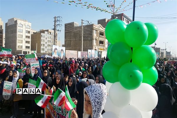 راهپیمایی باشکوه یوم‌الله ۲۲ بهمن در شهرستان ملارد