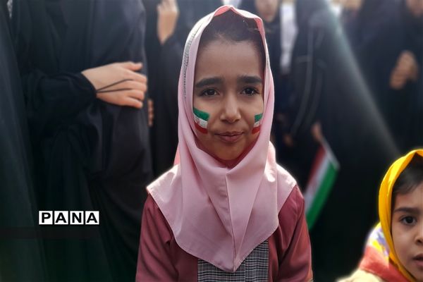 راهپیمایی 22 بهمن در شهر سلامی