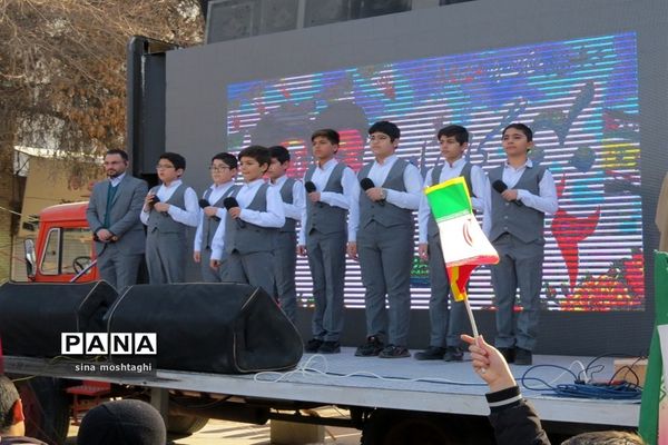 راهپیمائی ۲۲بهمن ماه۱۴۰۲ با حضور پرشور شهروندان شهرستان بجنورد