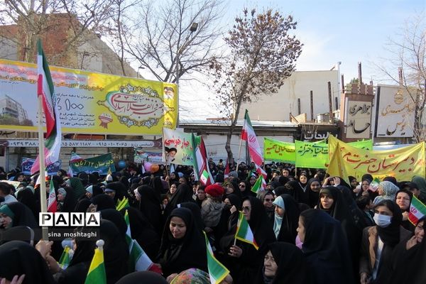 راهپیمائی ۲۲بهمن ماه۱۴۰۲ با حضور پرشور شهروندان شهرستان بجنورد