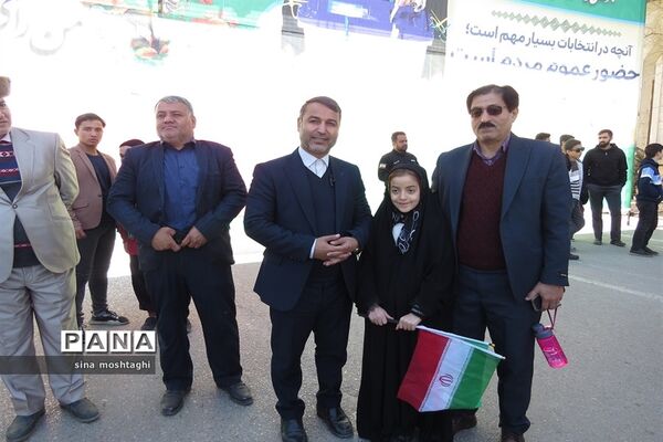راهپیمائی ۲۲بهمن ماه۱۴۰۲ با حضور پرشور شهروندان شهرستان بجنورد