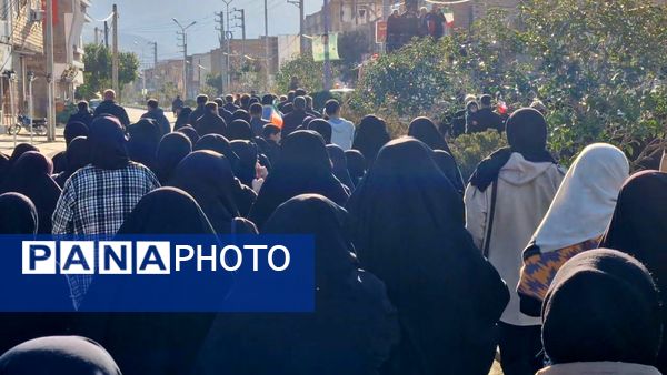 تشییع پیکر شهید ابوالفضل عرب در شهرستان گالیکش