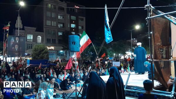 شب های مقاومت در بلوار فضل نیشابور 