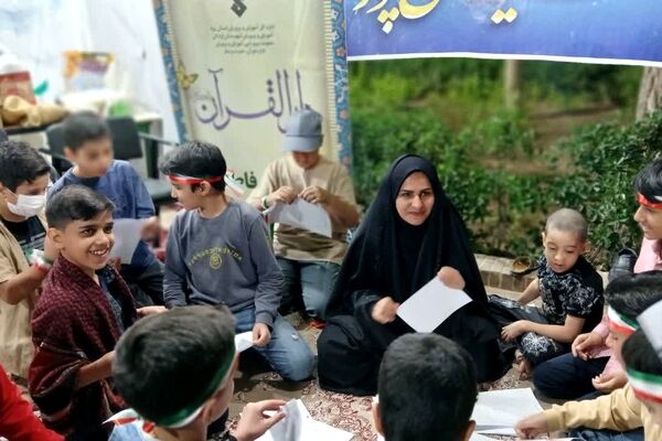 موکب سفیران قرآن، با حضور دانش‌آموزان نورانی شد