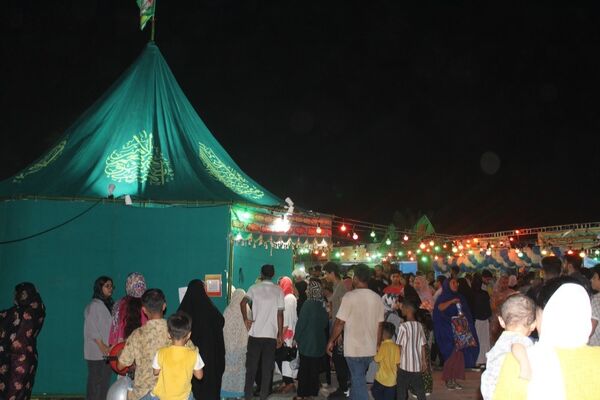 جشن و مهمانی کیلومتری عیدغدیرخم در بندرعباس