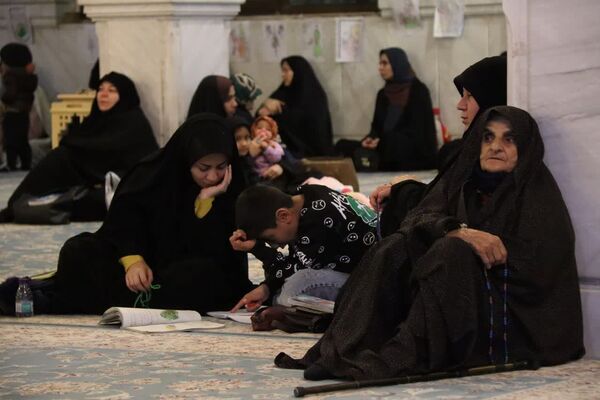 مراسم ایام فاطمیه در امامزاده عباس بن موسی (ع) بجنورد 