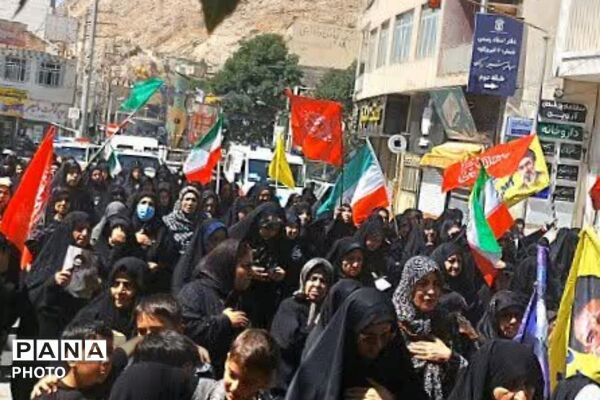 طنین «لبیک یا حسین(ع)» در مراسم جاماندگان اربعین فیروزکوه