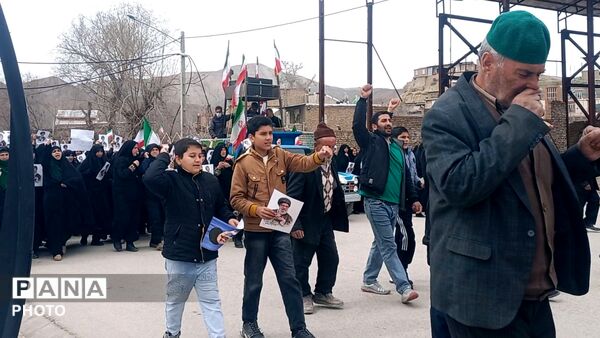 راهپیمایی روز جهانی قدس در شهر بار نیشابور