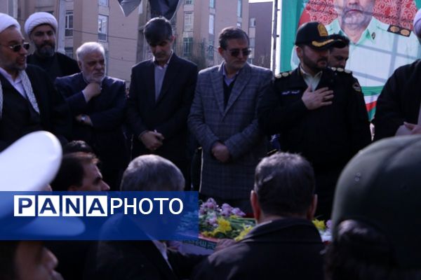 مراسم تشییع پیکر مطهر شهید والامقام شاهین دهقانی