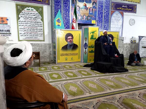 مراسم گرامیداشت شهادت سید حسن نصرالله در مسجد جامع آشخانه 
