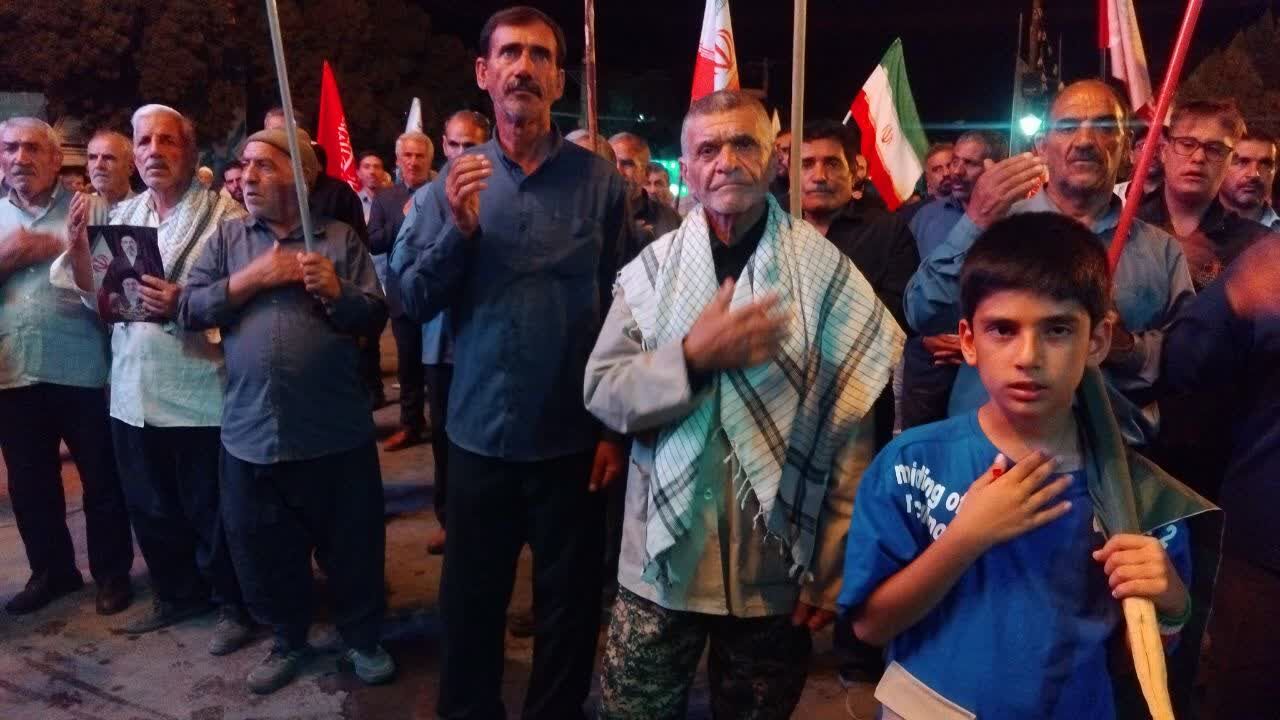 صد و پنجاه و پنجمین شب تجمعات بیعت با رهبری در نورآباد 
