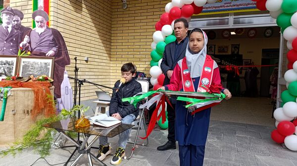 افتتاحیه آموزشگاه ۱۲ کلاسه‌ یاسمن خاکباز ۲ شهرستان نیشابور