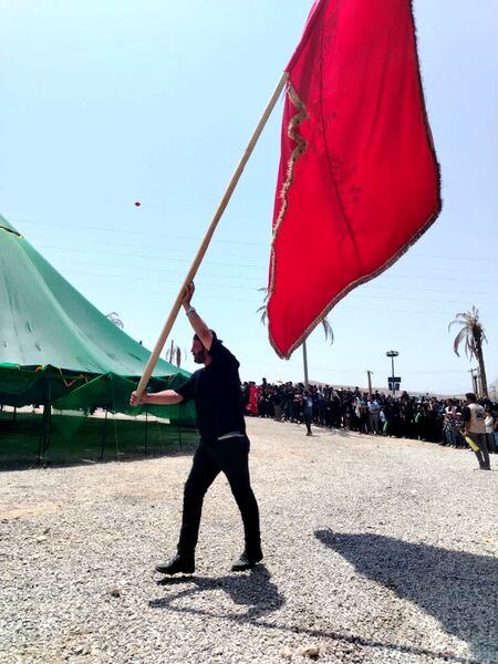 مراسم تعزیه‌خوانی در شهر طاقانک
