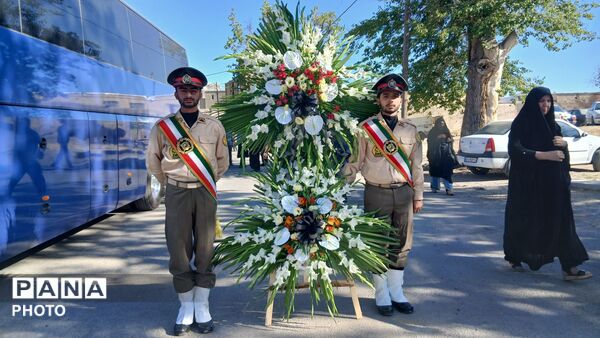 مراسم چهلمین روز شهادت سرهنگ خلبان «یونس حاجی عزیزی»