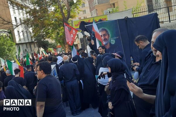 وداع با پیکر داماد رهبر شهید انقلاب