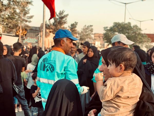 پیاده روی جاماندگان اربعین در کاشمر