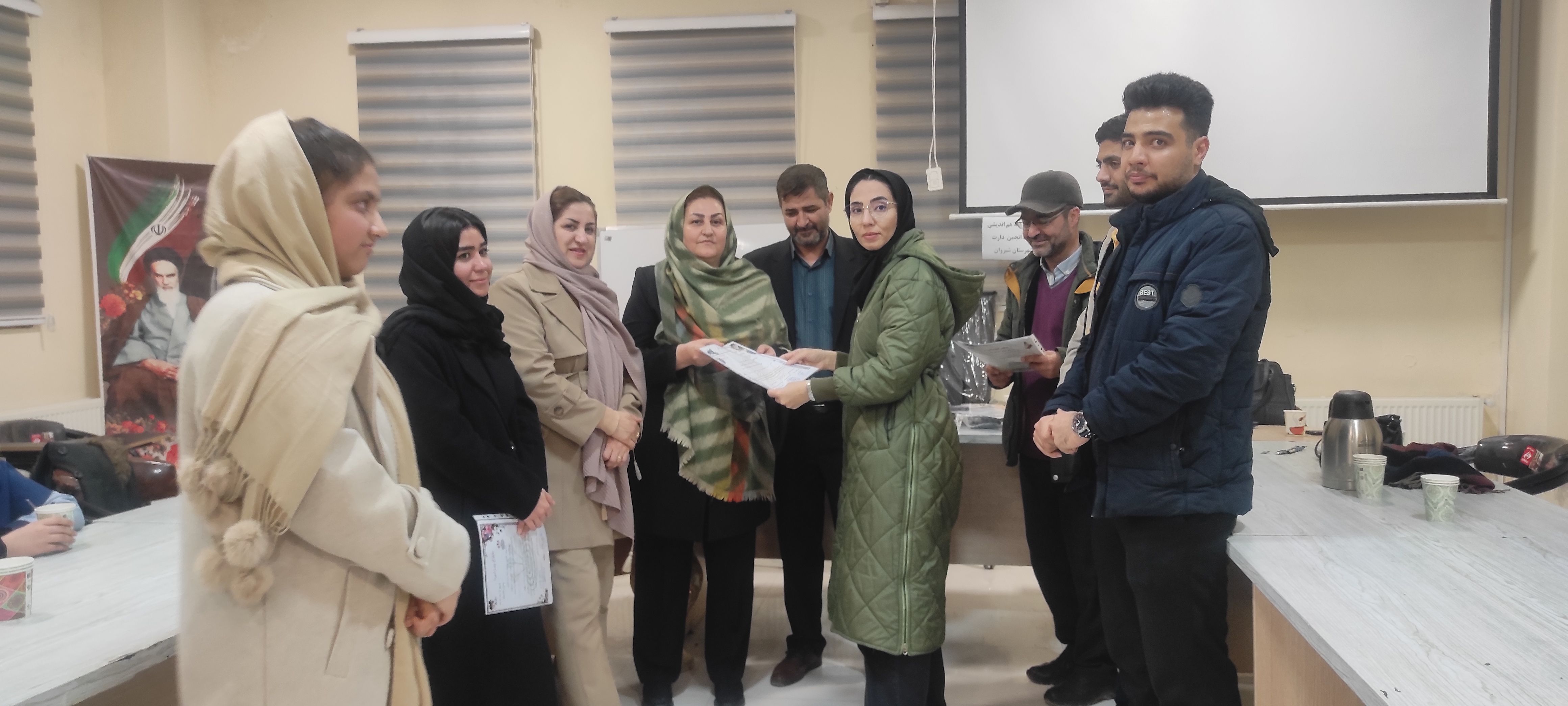 اولین جلسه هم‌اندیشی انجمن دارت شهرستان شیروان و معرفی تیم مدیرت دارت