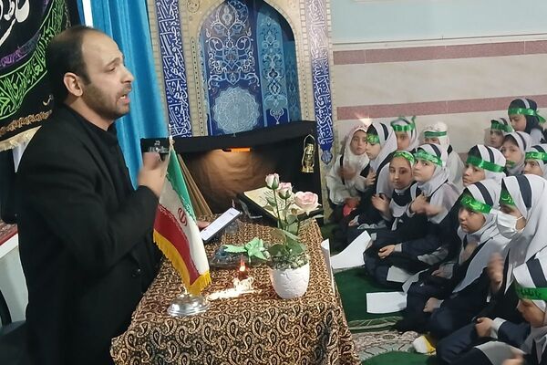  مراسم شهادت حضرت فاطمه زهرا(س) در مدارس بهارستان‌دو