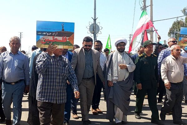 راهپیمایی روز قدس در سعدآباد