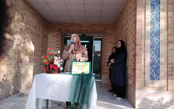 مراسم گرامیداشت هفته بهداشت‌روان و ولادت امام حسن عسگری (ع) در دبیرستان نمونه اندیشه شهرستان کاشمر