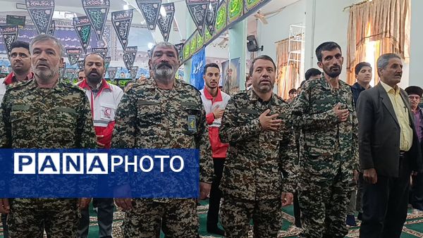 جلوه‌هایی از اقتدار بسیجیان در مسجد صاحب الزمان آشخانه 