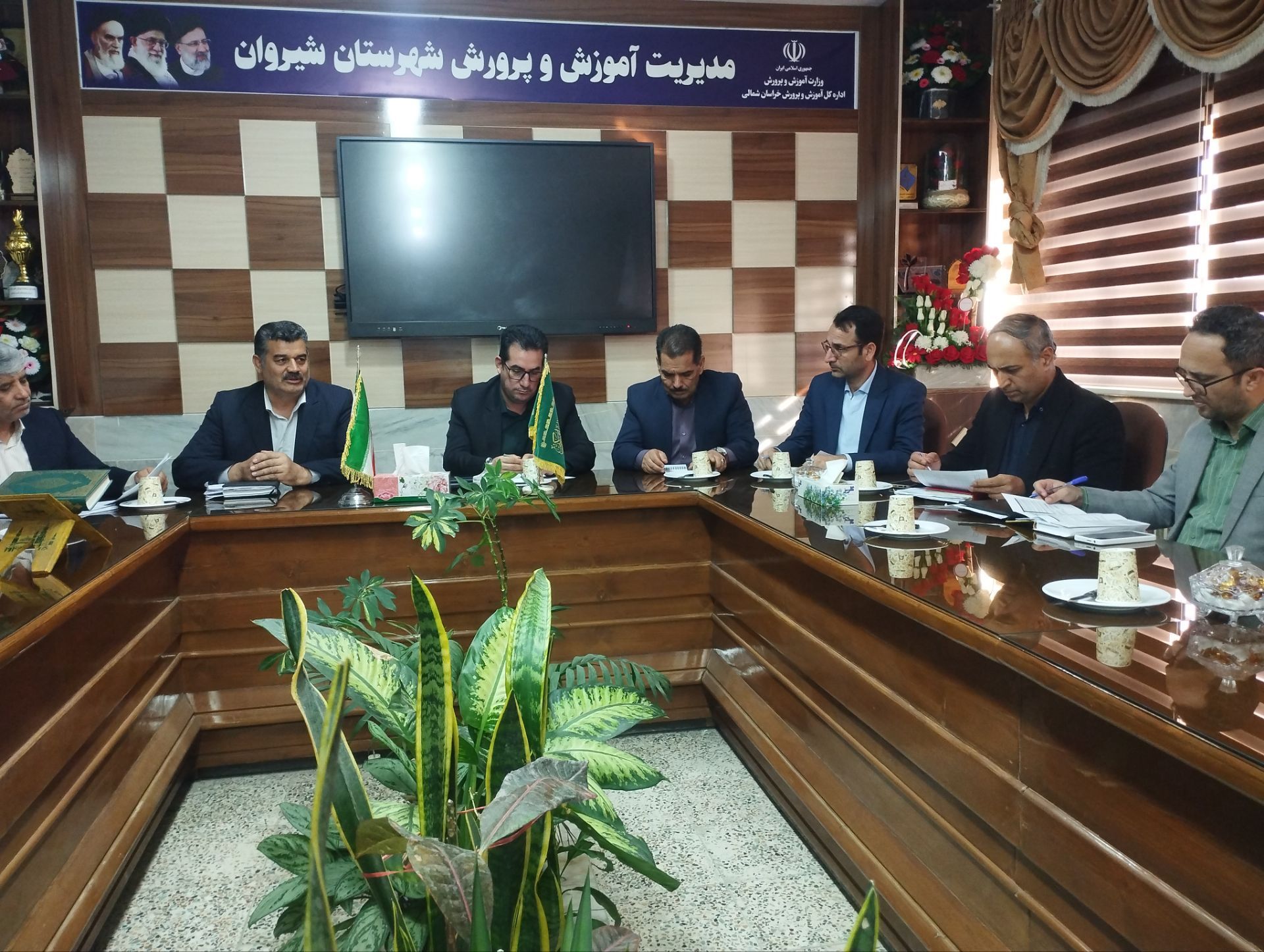 بازدید استانی مدیرکل آموزش و پرورش خراسان شمالی از شیروان