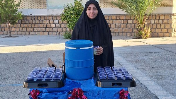 نواخته شدن زنگ مهر در  مدارس شهرستان لنده