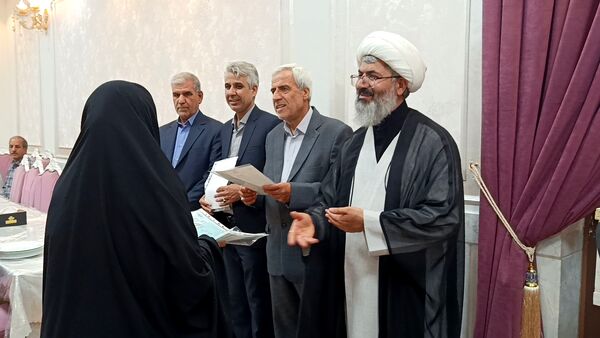 مراسم تجلیل از عوامل هیئت فرهنگیان و دانش آموزی شهرستان کاشمر 
