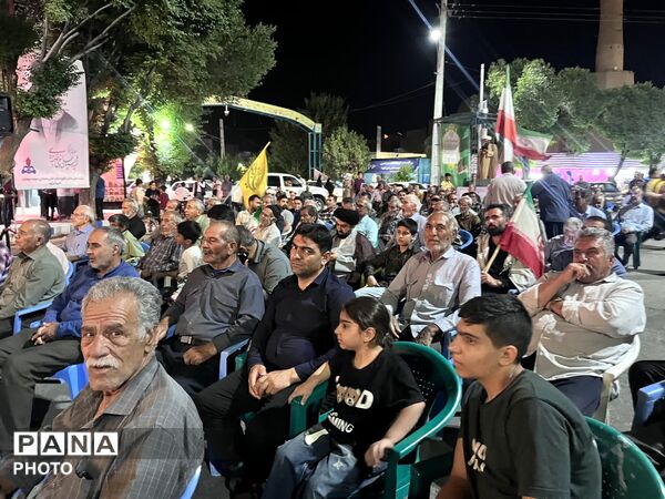 نودویکمین اجتماع بزرگ مردم شهرستان ابرکوه