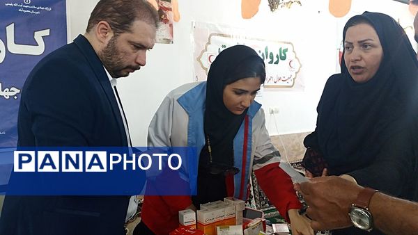 کاروان سلامت و ایستگاه سلامت در شهرستان محمودآباد