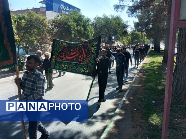 اجتماع حسینیان وعزاداری هیات مساجد و روستاهای اطراف در چناران