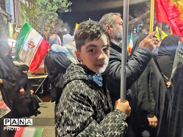 حضور پرشور دانش‌آموزان، نوجوانان وکودکان اردبیلی در تجمع حمایتی از جبهه مقاومت ورزمندگان پرتوان اسلام