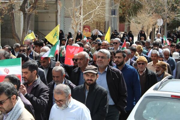 راهپیمایی روزجهانی قدس در شهر درق