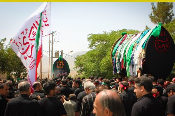 برگزاری مراسم ملی وداع نخل‌های روستاهای علوی و خاوه اردهال