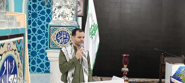 بدرقه دانش‌آموزان اعزامی به پیاده‌روی اربعین 