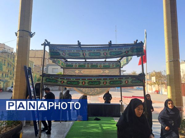 یادوراه شهادت حضرت فاطمه زهرا در مدرسه هوشیار