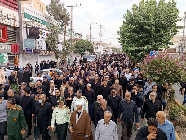 پیاده‌رویی جاماندگان اربعین حسینی در فردیس