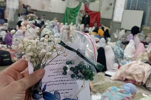 حضور دانش‌آموزان ناحیه 2 شهرری در مراسم اعتکاف دانش‌آموزی 