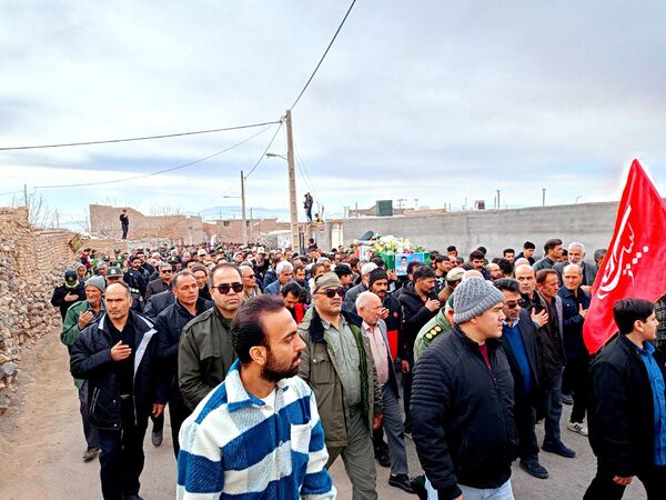 تشییع با شکوه شهید جوادحسن زاده شهید مرزبانی فراجا