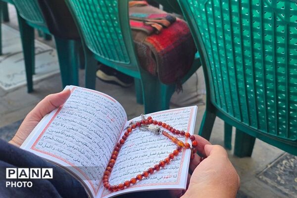 قرائت دعای عرفه با حضور عاشقان در امامزاده عمادالدین رباط‌کریم