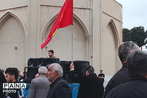 مراسم تشیع شهید جوان یوسف‌آباد