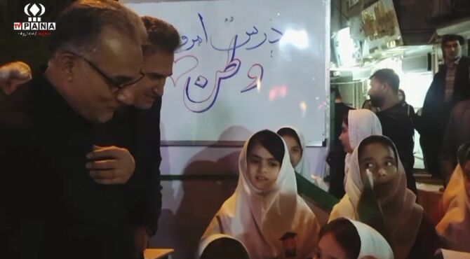 حضور پرشور دانش‌آموزان در شب‌های روشن گالیکش