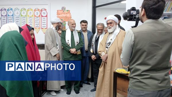 آیین افتتاح همزمان دبستان و کلنگ‌زنی سالن مطالعه مجموعه امام حسین(ع) در مشهد
