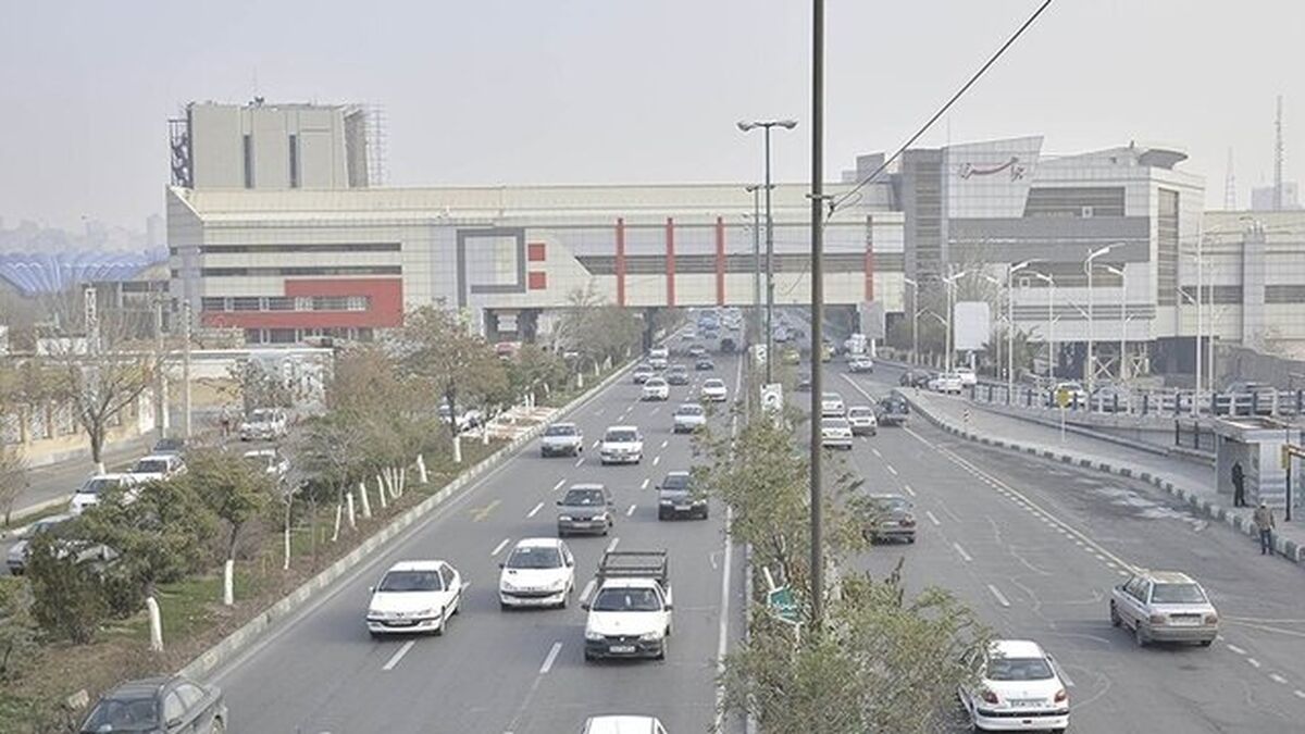 کیفیت هوای تهران در شرایط ناسالم برای گروه‌های حساس