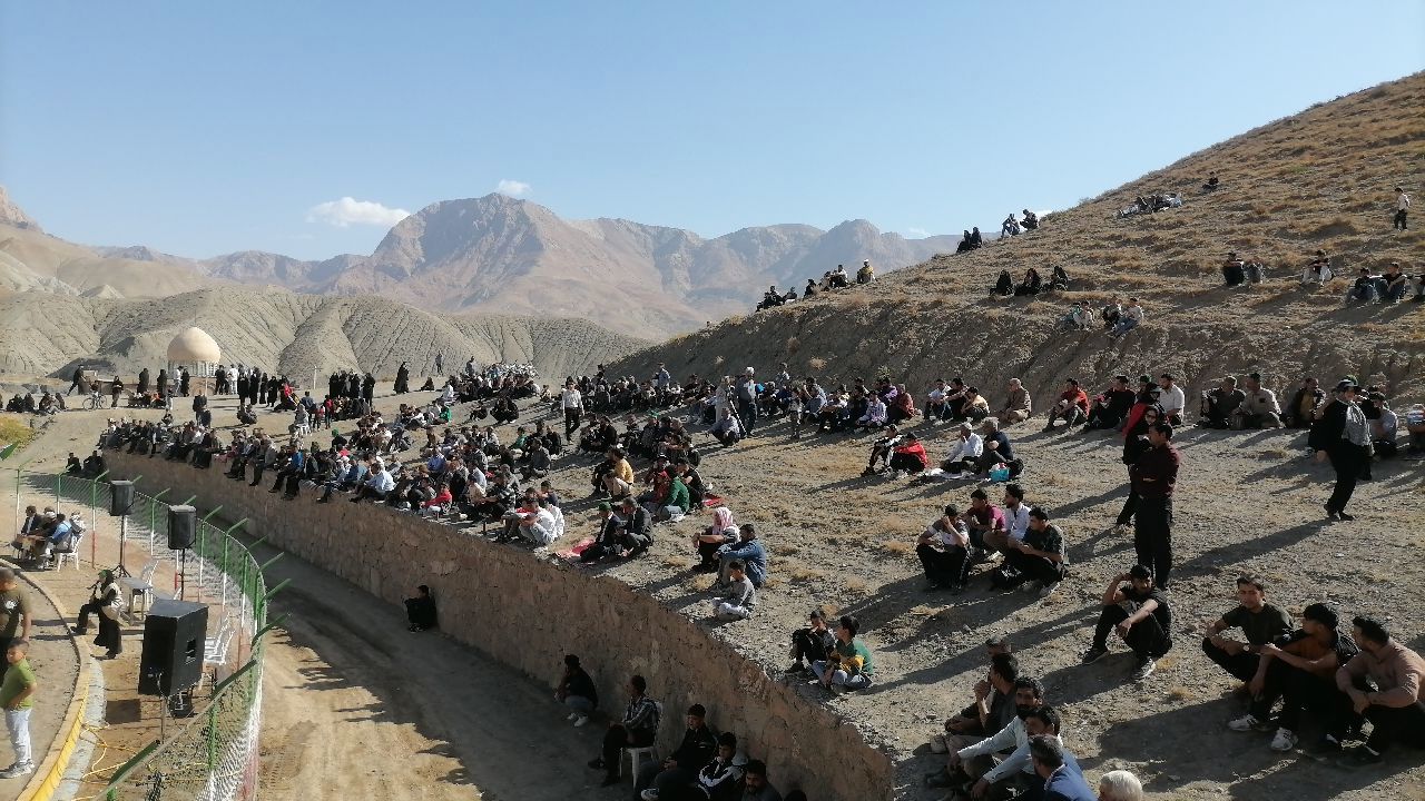 مسابقات بومی محلی  در گود کشتی شهر بار نیشابور