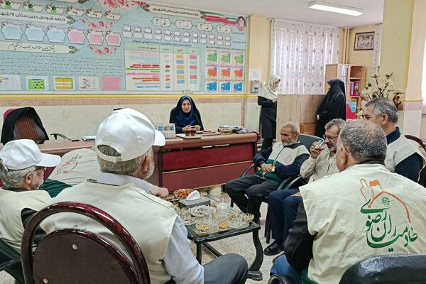 گسترش فرهنگ رضوی؛ خادمان حرم امام رضا(ع) مهمان مدارس فیروزکوه